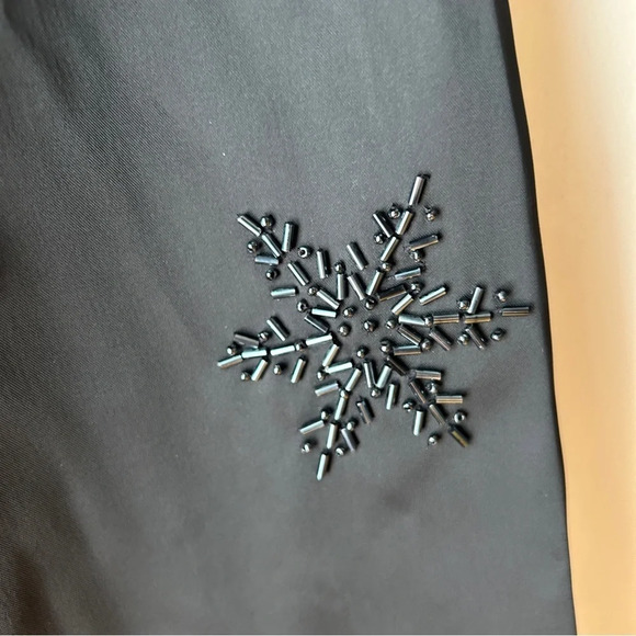 Vintage Y2K ESPRIT black  bead‎ embellished satin pants - Picture 5 of 6